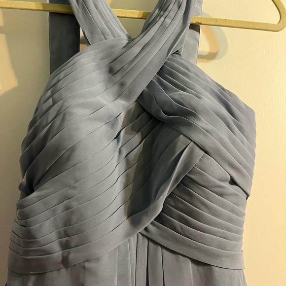 Azazie dress new with tags. Dusty blue. - Picture 3 of 5